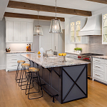 Подвесной светильник с прозрачным коническим стеклянным плафоном в современном стиле Feiss варинант исполнения - 3 | Loft Concept в Саратове