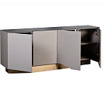 Комод со стеклянной столешницей и с выдвижными ящиками Minimalist Accent варинант исполнения - 2 | Loft Concept в Саратове