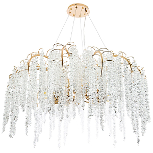 Люстра с хрустальными подвесками Bunch of Crystal Berries Gold Chandelier 12