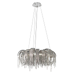 Люстра круглая подвесная с металлическими дугами и длинными цепочками 80 см Atlantis Chain варинант исполнения - 2 | Loft Concept в Саратове