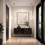 Люстра с белым скрученным плафоном Golden Swirl варинант исполнения - 10 | Loft Concept в Саратове