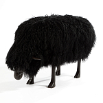 Банкетка Овечка черная Sheep Bench Black head down варинант исполнения - 2 | Loft Concept в Саратове