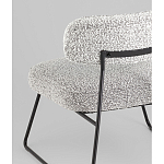 Кресло лаунж Kate букле серый варинант исполнения - 3 | Loft Concept в Саратове