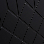 Комод черный округлой формы с рельефным фасадом Black Cut варинант исполнения - 5 | Loft Concept в Саратове