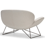 Дизайнерский двухместный диван Gio Ponti D.157.6  - DUE FOGLIE Sofa варинант исполнения - 6 | Loft Concept в Саратове