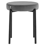 Табурет с мягким круглым сиденьем RIO Grey варинант исполнения - 2 | Loft Concept в Саратове