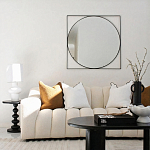 Зеркало в черной металлической раме Urban Style Mirror варинант исполнения - 4 | Loft Concept в Саратове
