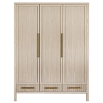 Большой Шкаф Primo Светлый дуб с 3 дверьми и 3 выдвижными ящиками варинант исполнения - 7 | Loft Concept в Саратове