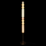 Торшер с разноцветными стеклянными цилиндрами и шарами Eclecticism  варинант исполнения - 1 | Loft Concept в Саратове