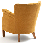 Кресло велюровое на ножках из массива ясеня Jessie Armchair варинант исполнения - 4 | Loft Concept в Саратове