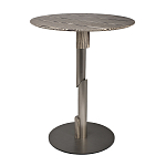 Стол барный круглый высокий с полосатым узором Zebroids варинант исполнения - 1 | Loft Concept в Саратове