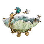 Чаша в виде листка лотоса с птицами Eden Garden варинант исполнения - 4 | Loft Concept в Саратове