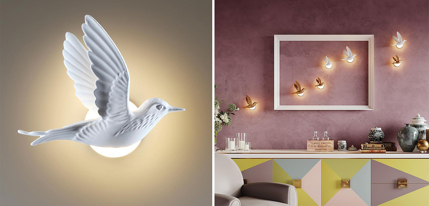 Бра White Bird Wall Lamp Бра White Bird Wall Lamp - Loft-Concept в Саратове
