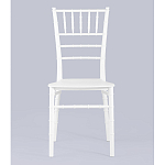 Стул Chiavari пластик белый варинант исполнения - 4 | Loft Concept в Саратове