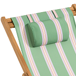 Шезлонг из акации и ткани Venezuela варинант исполнения - 8 | Loft Concept в Саратове