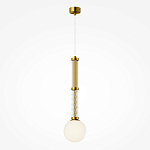 Подвесной светильник со стеклянными вставками Helios варинант исполнения - 1 | Loft Concept в Саратове