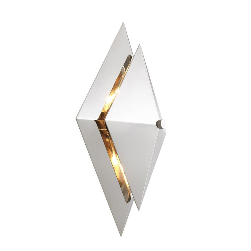 Бра Eichholtz Wall Lamp Augusta Nickel Никель Бра Eichholtz Wall Lamp Augusta Nickel Никель в Саратове | Loft Concept