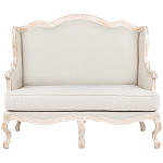 Диван двухместный из массива бука бежевый Solid Luxury варинант исполнения - 1 | Loft Concept в Саратове