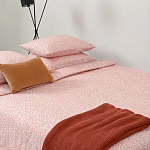 Постельное белье розового цвета с рисунком 150х200 см Blossom Essence варинант исполнения - 5 | Loft Concept в Саратове