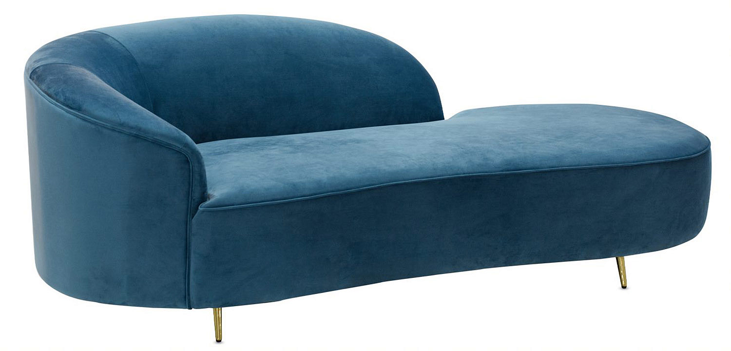 Диван Salvaire Lounge Sofa blue Диван Salvaire Lounge Sofa blue - Loft-Concept в Саратове
