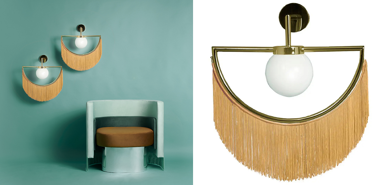Бра Wink Wall Lamp by Masquespacio for Houtique Goldgelb Бра Wink Wall Lamp by Masquespacio for Houtique Goldgelb - Loft-Concept в Саратове