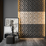 Гипсовая 3D панель с принтографией PM-101 варинант исполнения - 2 | Loft Concept в Саратове