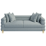 Дизайнерский Диван Lancaster Серо-голубое букле варинант исполнения - 3 | Loft Concept в Саратове