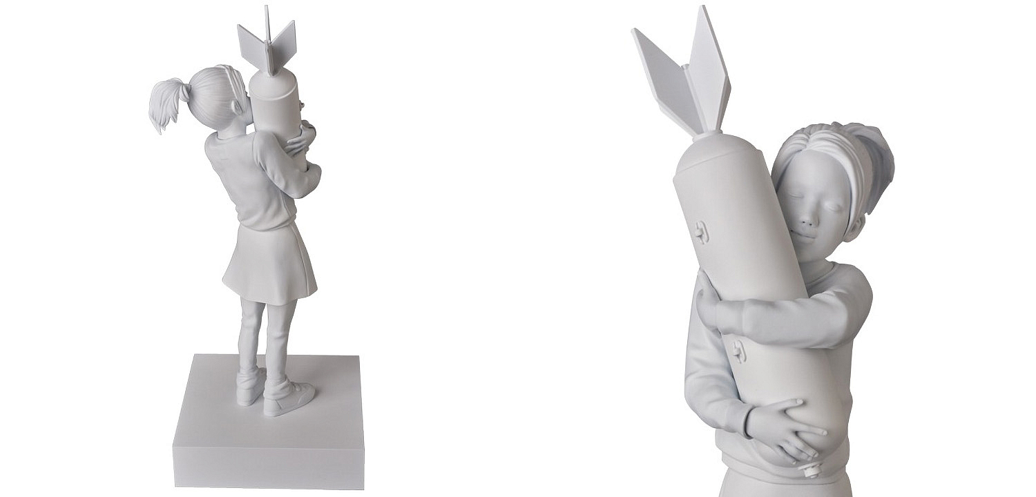 Статуэтка Banksy Bomb Hugger Sculpture White Статуэтка Banksy Bomb Hugger Sculpture White - Loft-Concept в Саратове