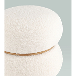 Пуф Полли S тедди белый варинант исполнения - 3 | Loft Concept в Саратове