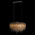 Люстра подвесная с металлическими цепочками и изогнутыми металлическими дугами 72 см Atlantis Chain варинант исполнения - 3 | Loft Concept в Саратове