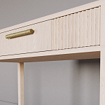 Элегантная Консоль Primo с выдвижным ящиком Светлый дуб варинант исполнения - 3 | Loft Concept в Саратове