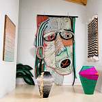 Арт-Объект плетеный из нитей большой портрет Joana Schneider  варинант исполнения - 1 | Loft Concept в Саратове