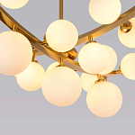 Люстра подвесная фигурная с белыми лампами в форме шара Felicitat варинант исполнения - 3 | Loft Concept в Саратове