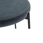 Стул металлический с мягкой спинкой и сиденьем из велюра Alfie Chair варинант исполнения - 7 | Loft Concept в Саратове