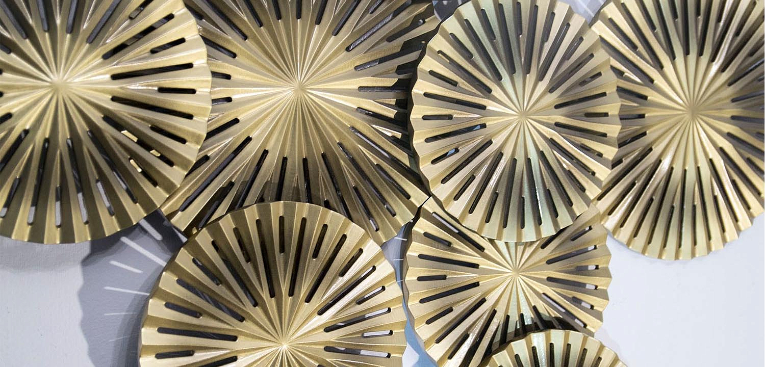 Арт-объект Apollo Brown and Gold Wall Plaque Disc gap 11 Арт-объект Apollo Brown and Gold Wall Plaque Disc gap 11 - Loft-Concept в Саратове