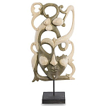 Маска ручной работы деревянная резная Mask Divorces варинант исполнения - 1 | Loft Concept в Саратове