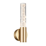 Бра c цилиндрическим прозрачным плафоном с имитацией из кубиков льда Freezing варинант исполнения - 2 | Loft Concept в Саратове