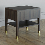 Прикроватная тумбочка с ящиком Elsa Dreams Walnut варинант исполнения - 4 | Loft Concept в Саратове