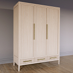 Большой Шкаф Primo Светлый дуб с 3 дверьми и 3 выдвижными ящиками варинант исполнения - 2 | Loft Concept в Саратове