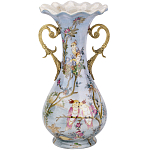 Ваза фарфоровая с попугаями Gaya варинант исполнения - 1 | Loft Concept в Саратове