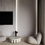 Гипсовая 3D Панель M-16 варинант исполнения - 1 | Loft Concept в Саратове