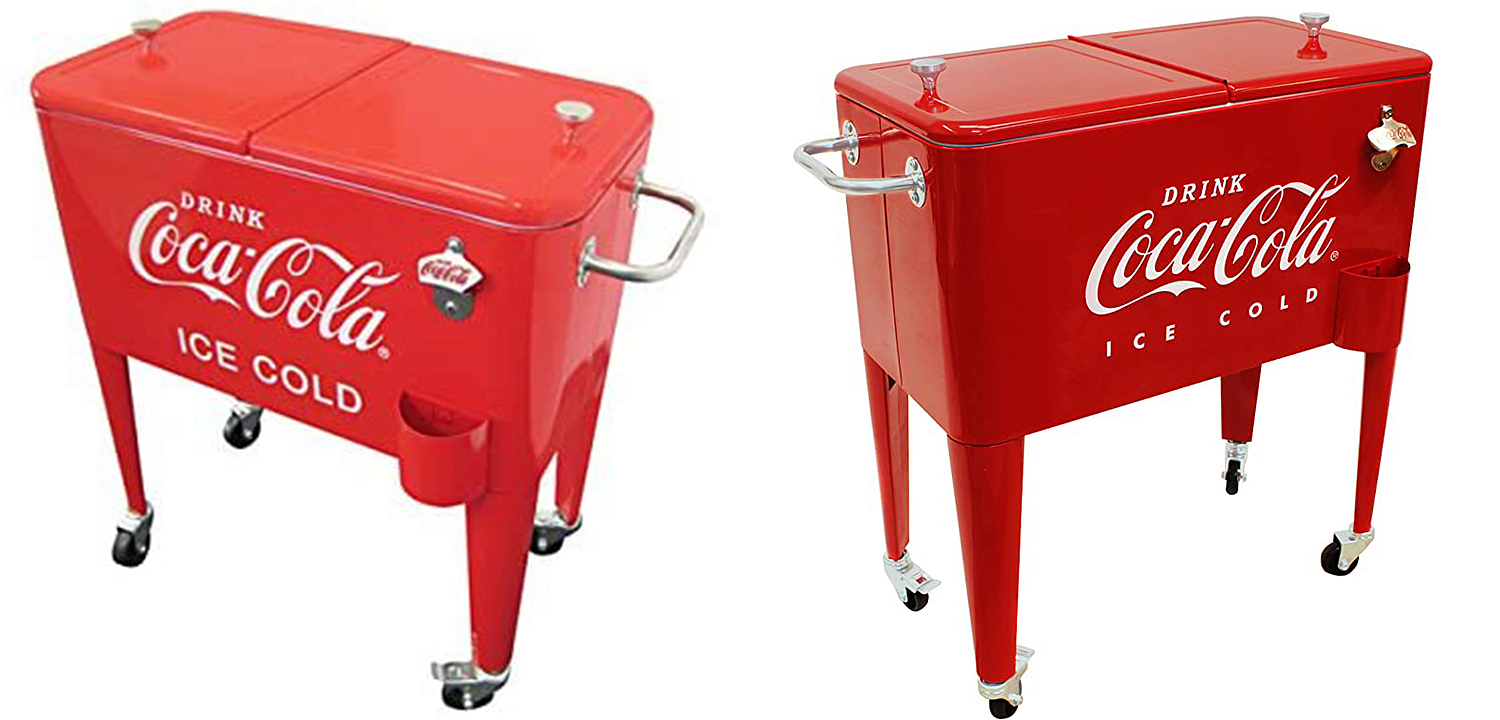 Куллер Retro Metal Coca-Cola Cooler Red Куллер Retro Metal Coca-Cola Cooler Red - Loft-Concept в Саратове