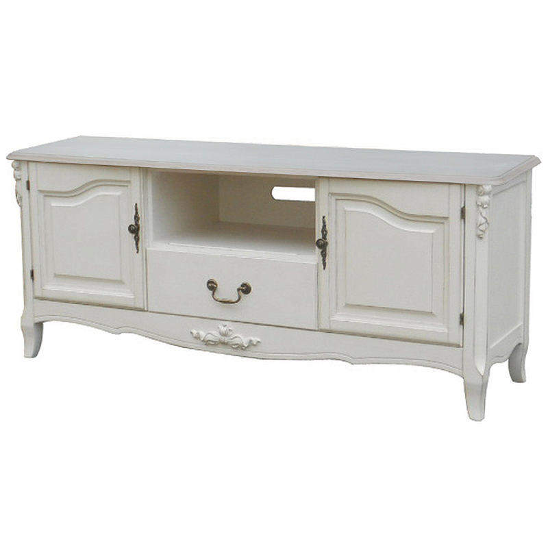 ТВ-тумба в стиле прованс из массива дерева Montmartre Provence TV Stand ivory ( слоновая кость ) ТВ-тумба в стиле прованс из массива дерева Montmartre Provence TV Stand ivory ( слоновая кость ) в Саратове | Loft Concept