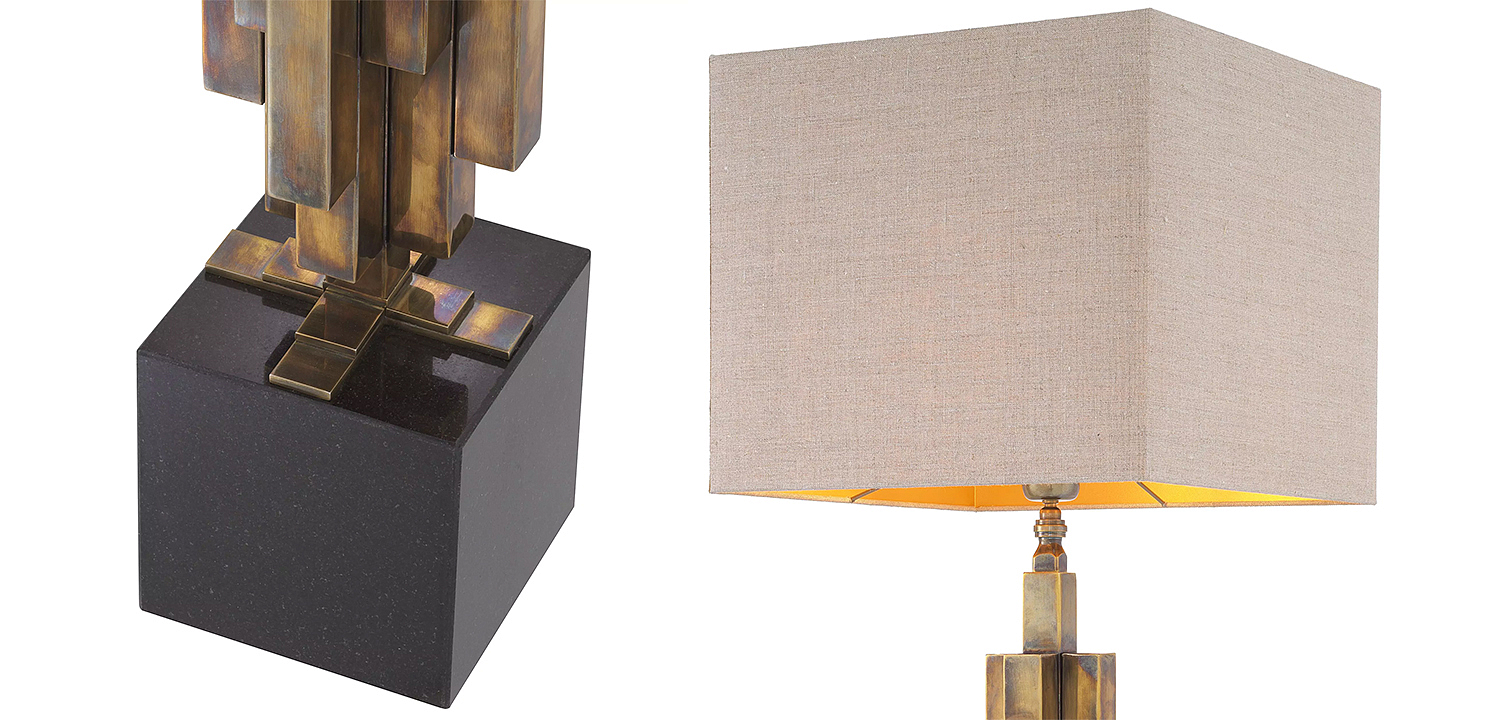 Настольная лампа Eichholtz Table Lamp Ellis Brass Настольная лампа Eichholtz Table Lamp Ellis Brass - Loft-Concept в Саратове
