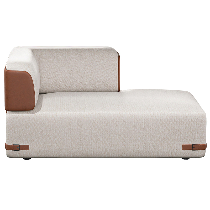 Кушетка Richmond  Молочный Коричневый в Саратове | Loft Concept 