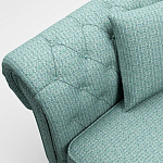 Мебельная ткань Шенилл бирюзовый цвет 142 см T4-61 варинант исполнения - 10 | Loft Concept в Саратове