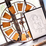 Часы настенные из металла в стиле лофт Clock with History варинант исполнения - 3 | Loft Concept в Саратове