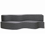 Дизайнерский модульный диван волнистой формы с цветным принтом Poltronova Superonda Sofa варинант исполнения - 14 | Loft Concept в Саратове