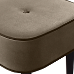 Квадратный мягкий пуф на черных ножках Winton Pouf Square варинант исполнения - 2 | Loft Concept в Саратове