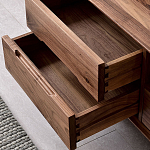 Тумба под телевизориз массива дерева TV Stand made of Walnut Wood варинант исполнения - 7 | Loft Concept в Саратове